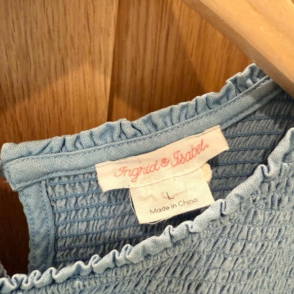 INGRID & ISABEL Meadow Chambray Maternity Dress - Picture 7 of 11